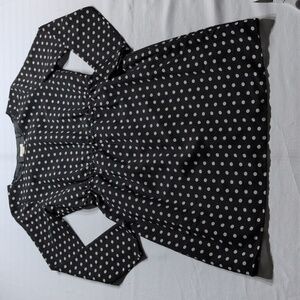 J Crew black Polka Dot dress size 0